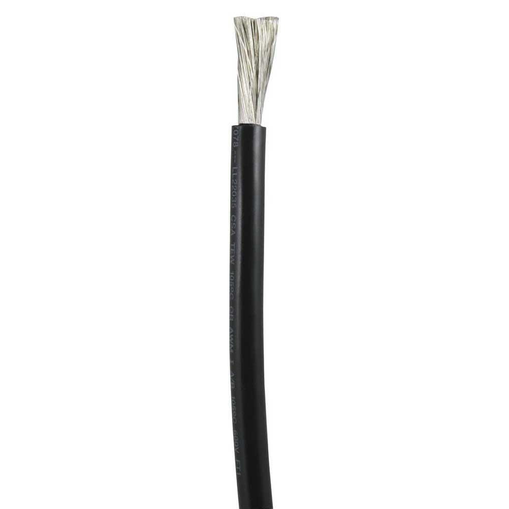 Ancor TINNED Copper Wire 6AWG (13MM²) Black 250FT