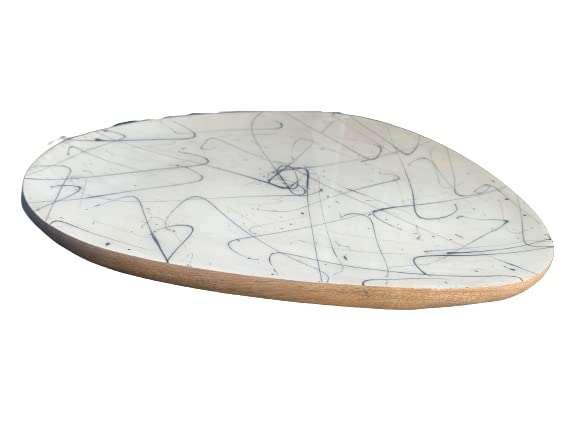 Acewood Wooden Tray | Platters| Appetizer Plate, Multipurpose Platter for Serving Cakes, Pastries, Snacks, Breakfast, Coffee Table, Party and Dining.