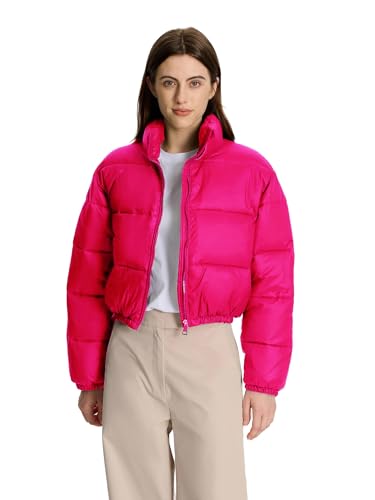 Image of KOTTY Women Nylon Full Sleeve Solid Standard Length Puffer Jacket