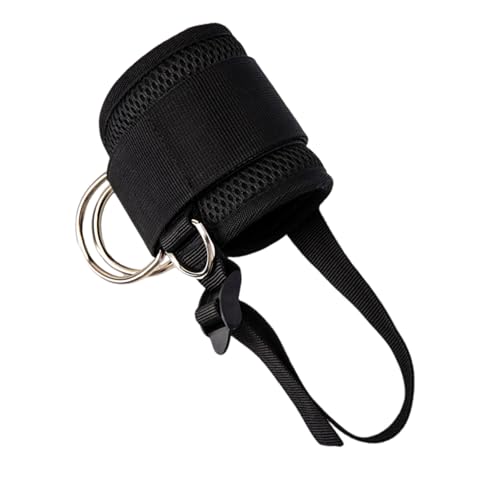 KASFDBMO Correa de tobillo de fitness para máquinas de cable, ajustable, cómoda y ajustable, accesorio de cable de tobillo para entrenamientos de piernas y glúteos