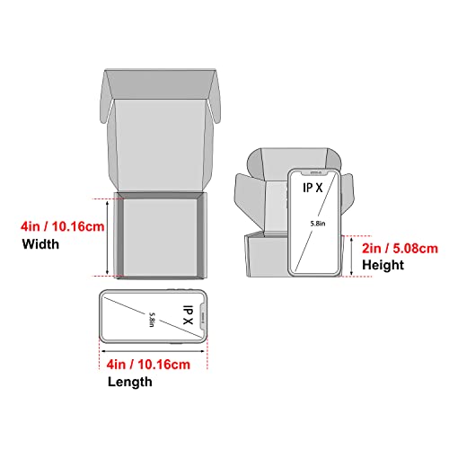 Image of 25 Pack 4x4x2 inch Shipping Boxes, Recyclable Cardboard Valentine Mothers Day Gift Boxes, Corrugated Cardboard Box, Shipping Boxes for Small Business, for Packaging - TONESPAC (4 inchx4 inchx2 inch, Leopard)
