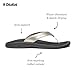 OLUKAI Ohana Women's Beach Sandals, Water Resistant Flip Flops, Arch Support & Comfort Fit, Lightweight & Durable, Enhanced Grip & Traction, Bubbly/Black, 10