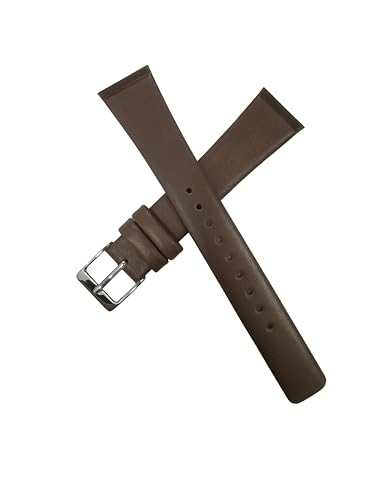 NZZXTO Replacement Leather Watch Band for Skagen Bering Unisex Watch with Screw slim strap 18mm-14mm4