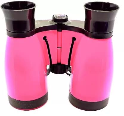 Binoculars for Kids, Toy Binocular for Kids Telescope Durbin BD_611 Binoculars (35 mm, Multicolor)(Pack of 1) (Pink)-image-12