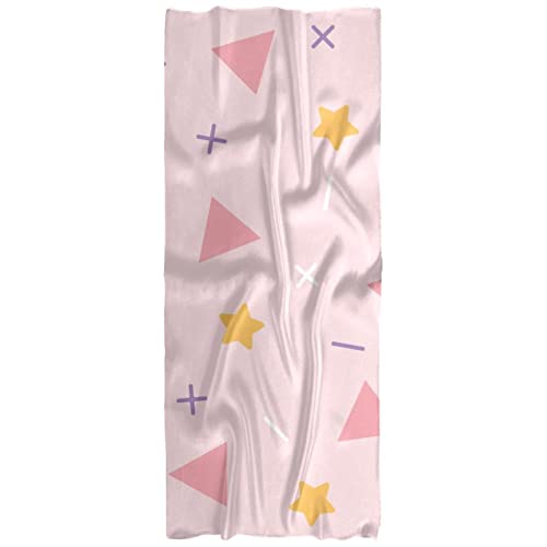 Écharpe légère femme printemps et automne multicolore à motifs étoiles