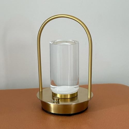 Lampe de bureau LED USB rechargeable sans fil à intensité variable tactile