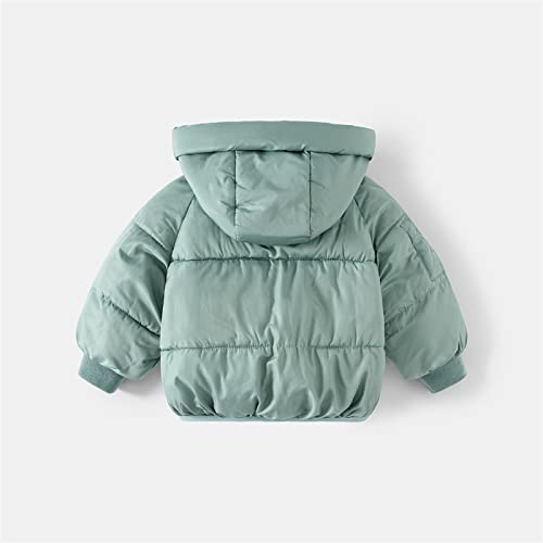 Kids Child Toddler Boys Girls Solid Long Sleeve Winter Coats Jacket Hooded Outer Outwear Padded Snowsuit3