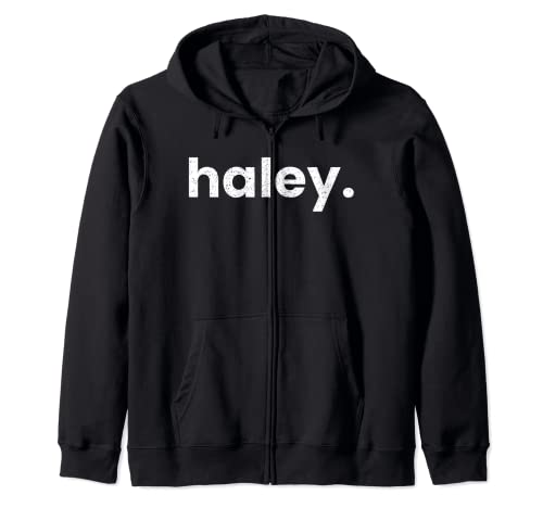 Hola, mi nombre es Haley - Tiene mi nombre Haley Sudadera con Capucha