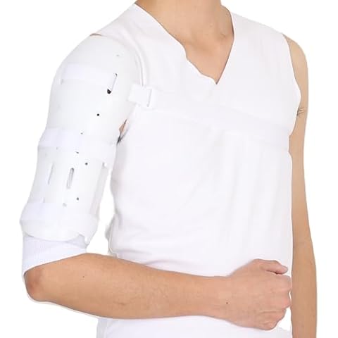 Komzer Sarmiento Brace, Humeral Shaft Fracture Splint Humeral Fracture Brace for Broken Upper Arm Shoulder Bicep, Shoulder Brace Support Arm Sling for Stroke Hemiplegia Recovery (X-Large) Cover