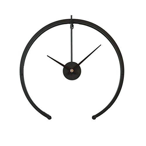 Horloge murale extérieure en fer durable de style traditionnel