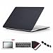 Se7enline 2016-2018 MacBook Pro Case Matte Plastic Hard Cover for MacBook Pro 13 inch A1706/A1708 /A1989 with/without Touch Bar Touch ID with Sleeve,Keyboard Cover, Screen Protector, Dust plug, Black
