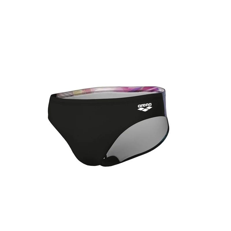 ARENA Costume Uomo Slip Nuoto Piscina Brief Dreaming Line Swim Black Taglia 46