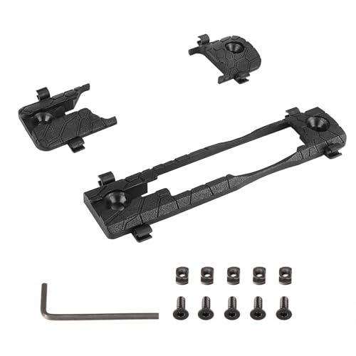 SANGRUTON Flashlight Mount Switch Plate Compatible with Mlok Keymod Mounts