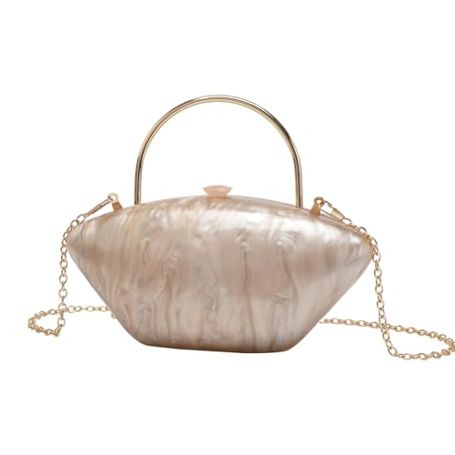 Sac de soirée en acrylique pour femme pochette minaudière mariage chic