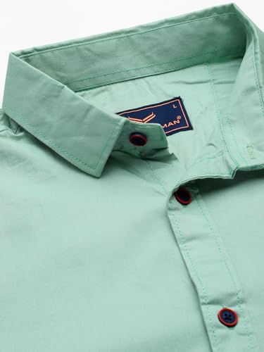 Image of Majestic Man Men Classic Slim Fit Pure Cotton Casual Shirt