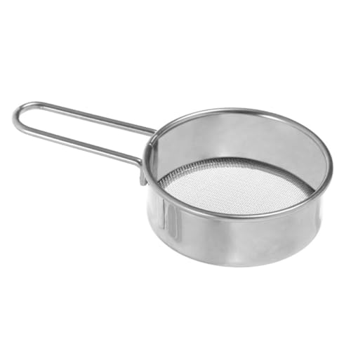 KICHOUSE Setaccio per Farina Setaccio per Zucchero Fine Filtro per Polvere Piccolo Setaccio per Farina Setaccio Rotondo per Setacciatura Setaccio per Farina per Cottura Utensili da