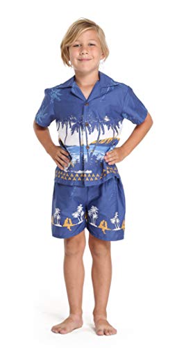 Image of Boys' Aloha Luau Shirt Cabana Set in Signature Prints