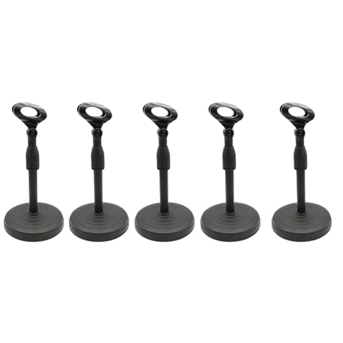 Support microphone de table à disque lourd anti-chute pour streaming et enregistrement audio