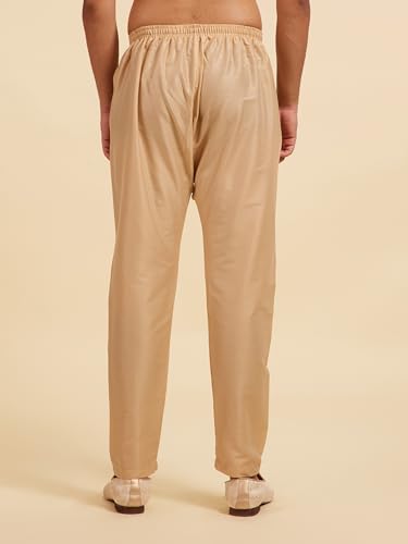 Image of DIWAS BY MANYAVAR Men's Art Silk Solid Pyjama (1pc)