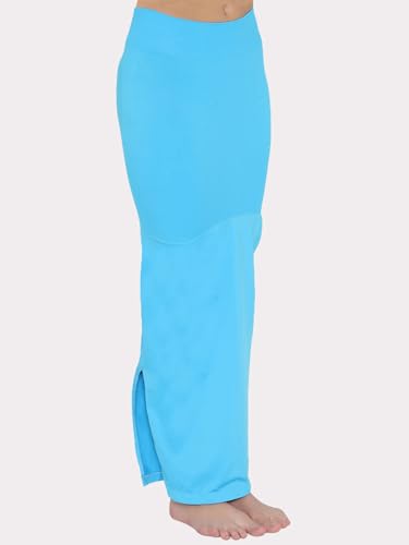 Image of Clovia Women's Petticoat Style Saree Shapewear with Side Slit in Violet