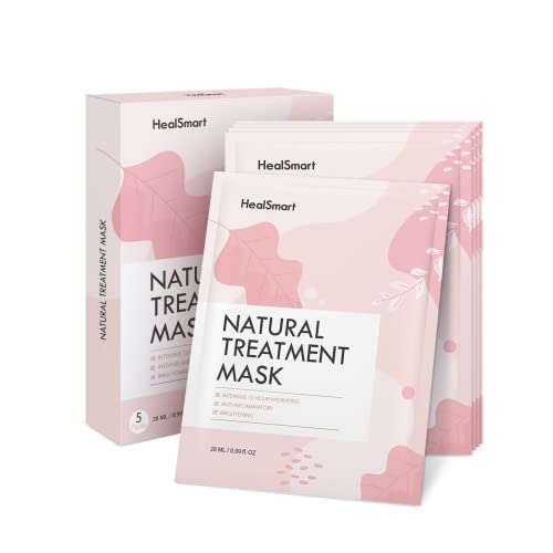 HealSmart 5 Pack Facial Mask Intensive 72 Hour Deep Hydratin