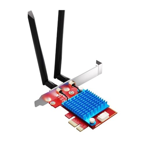 Nsssunnre WiFi 7 BE200 Adaptador de Red Inalámbrica WiFi Receptor Tri Banda 2,4G/5,8G/6GHz 8774Mbps WiFi Tarjeta para Win 10 11 Linux