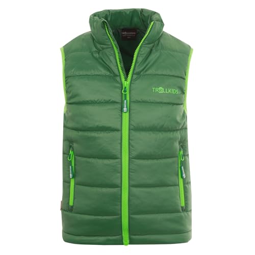 Trollkids Kids Trondheim Vest 152, dark green
