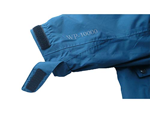 Acmelogy Rain Jacket 100% Waterproof, Breathable, Taped Seam, 10000mm/3000gm, YKK Zippers