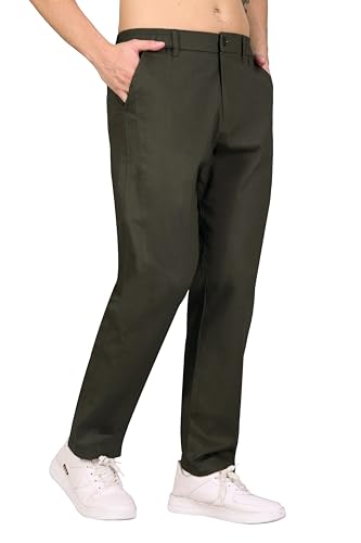 Image of RynoGear Linen Cotton Blend Casual Pants for Men || Trousers for Man || Pants for Man