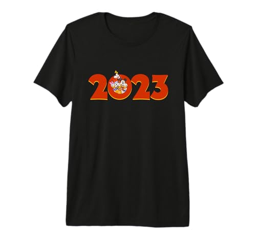 T-shirt haut de gamme Disney Mickey Gang 100th Anniversary textile coton