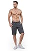 NOROZE Men's Shorts Fleece Jogging Sweat Short Drawstring Casual Training Running and Workout UK Sizes S-3XL (UK, Alpha, 3XL, Regular, Regular, Charcoal) #1