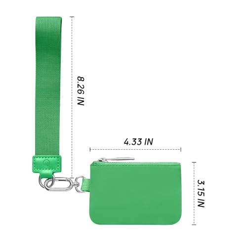 Image of Mum's Memory Mini Zip Around Wristlet Wallets for Women -KeyChain Wallet with Detachable Dual Pouch Wristlet -Key Chain Coin Purse Small Wallets