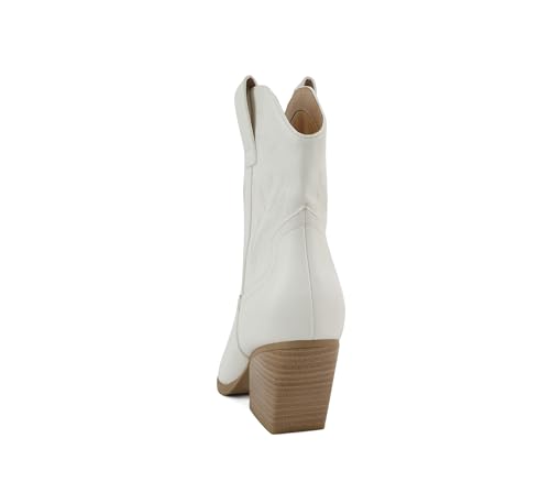 Image of Soda inchBLAZING inch ~ Women Western Bootie Pointe Toe with Low Heel (Wide Fit Available)
