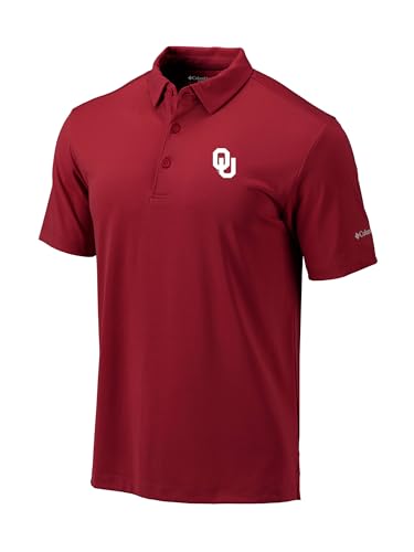 Columbia Univ of Oklahoma Sooners Golf Men's Lightweight Casual Golf Polo