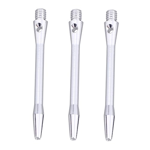 GOOHOCHY Alloy Professional Set 4.5mm Aluminum Dart Shafts 2ba Thread Black Optimize Flight Path Metal Stems