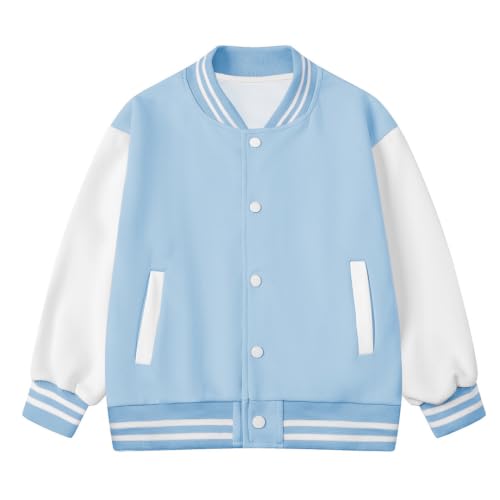 Image of ARTMINE Kids Baseball Jackets Casual Varsity Jacket School Bomber Jackets