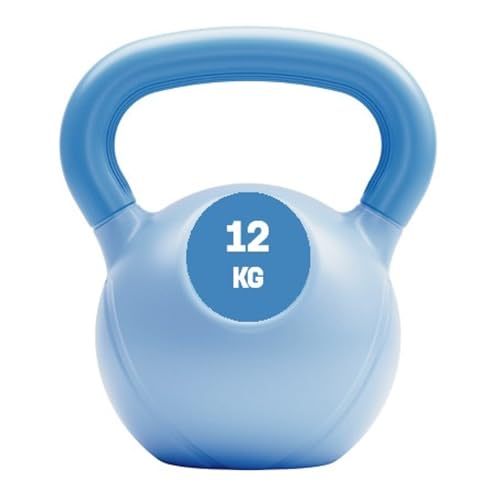 Yes4All Kettlebell En Ciment, Kettlebells De Musculation De 4 à 20 kg Pour Un Entraînement Complet Du Corps, Pompes, Musculation, 12 kg