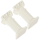 ELAYARD Set 2 Pezzi Pilastri Romani in Resina Decorazione Artistica Nordica per Interni ed Esterni Ornamento Fotografico Vintage Elegante per Casa e Scenografie
