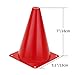 MIVERYEA Cones Sports for Kids Small Training Cones Set for Soccer Practice 24 Pack 7 Inch Agility Field Marker for Football Basketball Drills Plastic Baseball Cone