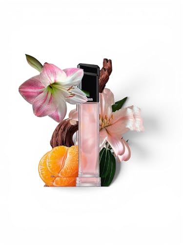 BOSS Eau de Parfum Spray Femme 75ml High Longevity - Woody Fragrance Notes of Tangerine Oriental Lily Satinwood- H B0SS