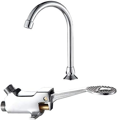 Grifos, Interruptor De Grifo De Agua Fría Y Caliente Con Pedal, Control De Temperatura Del Pie Mezclador