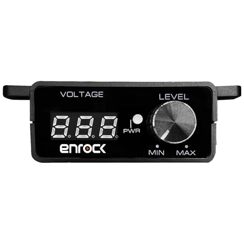 Enrock Bass Knob with Digital Voltmeter and Pushable ON/Off for Amplifiers