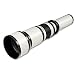 Produktbild Walimex Pro 650-1300mm 1:8-16 DSLR-Teleobjektiv für T2 Objektivbajonett weiß (manueller Fokus, für Vollformat Sensor gerechnet, Filterdurchmesser 95mm, mit ausziehbarer Gegenlichtblende)