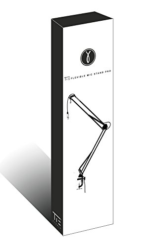TIE Studio Flexibele Mic Stand Pro Microfoonhouder Microfoonarm (incl. 2,5m XLR Microfoonkabel, 5/8 inch schroefdraadaansluiting & 360 graden verstelbaar), zwart, 19-90007 (1) - Afbeelding 7