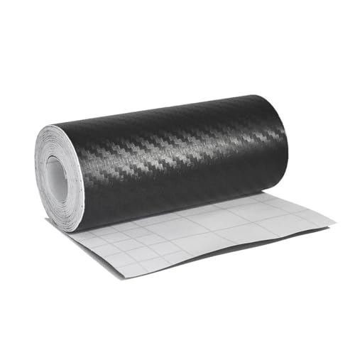 Bande de protection de coffre en carbone texturé, revêtement haute durabilité