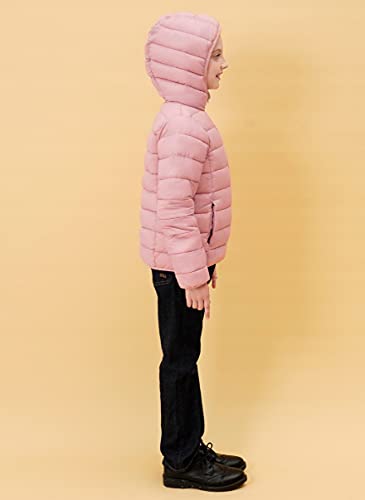 maoo garden Girls Boys Winter Puffer Jacket Big Kids Faux-Down Lightweight Packable Water-Resistant Coat3