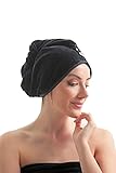 Hair Towel for Women - 100% Organic Turkish Cotton Hair Towel Wrap for Women