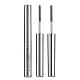 Iron Eye Mascara, Iron Eye Mascara, Eyelash Pflegender Mascaras, 3D Curling Eyelash Iron, Natürlich, Wasserdicht Langanhaltend, Schwarz (2PCS)
