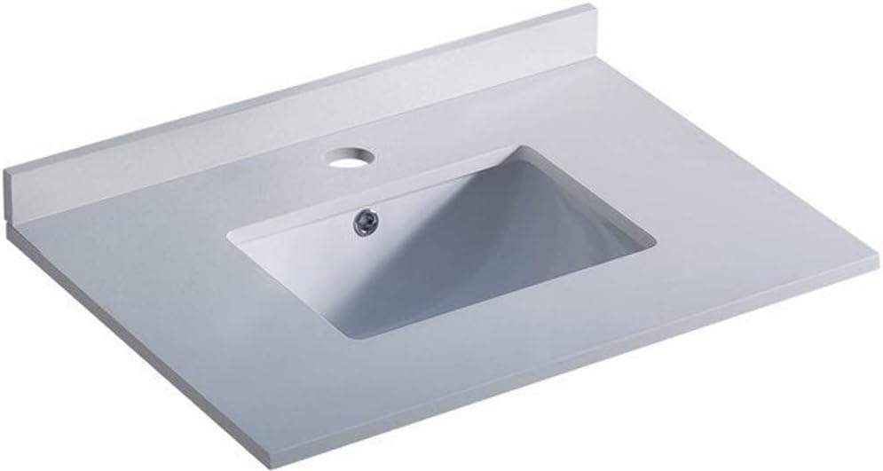 Fresca Oxford 30\" White Countertop with Undermount Sink Similar Style