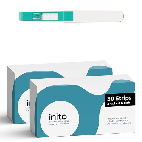 inito fertility test strips  pack of 30  compatible only with inito fertility monitor  compatible with iphone models only